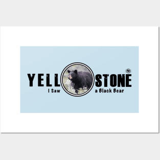 I Saw a Black Bear, Yellowstone National Park Posters and Art